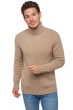 Cachemire Naturel pull homme col roule natural chichi natural brown l